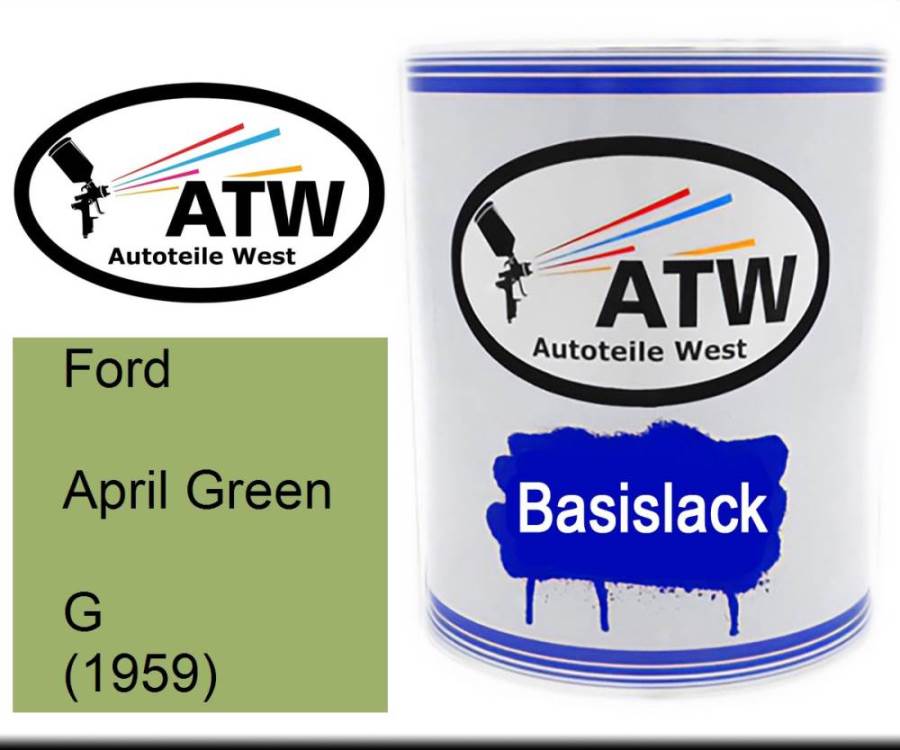 Ford, April Green, G (1959): 1L Lackdose, von ATW Autoteile West.